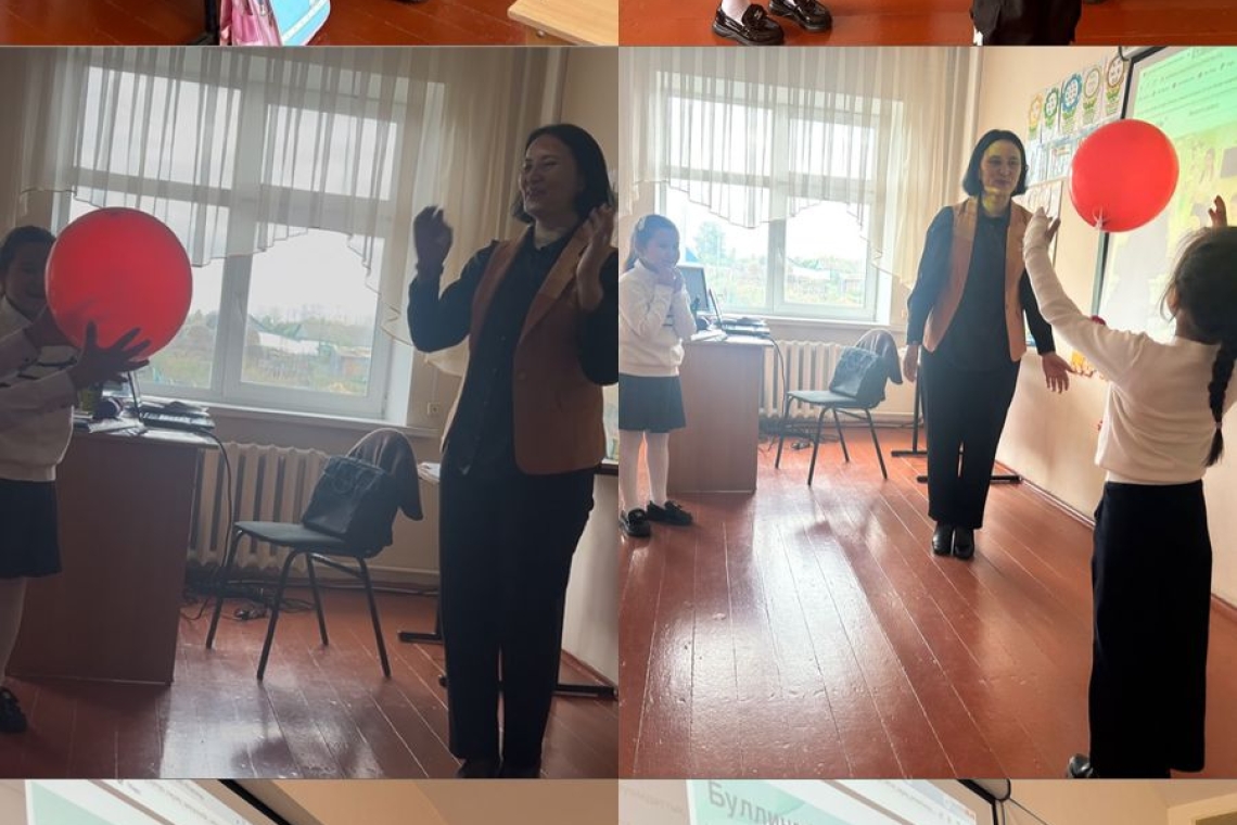 «ДОСБОЛЛАЙК» жобасын жүзеге асыру аясында 2 «А» сыныбында «Буллингтен қорған – Менің ұжымым» тақырыбында сынып сағаты 