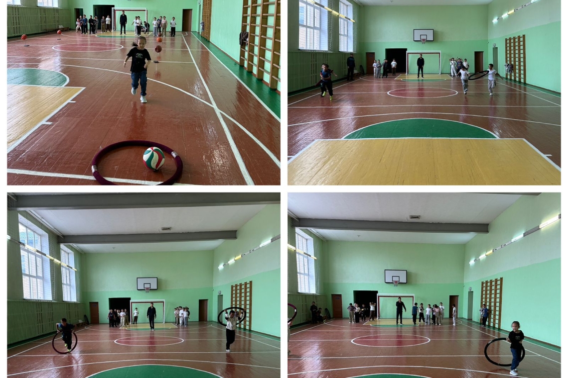 Спортивная эстафета среди учащихся начального и среднего звена.