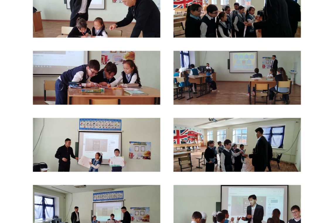  В рамках декады начальных классов учителя английского языка Ботабай Абылай Ж. и Нурбек Бекзат провели внеклассное мероприятие «An English Battle between 3A and 3B Classes» между учащимися 3«А» и 3«Б» классов